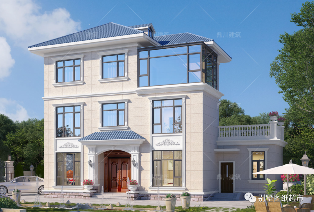 5套农村别墅新设计,建房流行款,复式设计还带堂屋,气派舒适