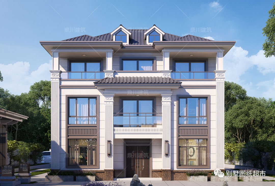 5套农村别墅新设计建房流行款复式设计还带堂屋气派舒适