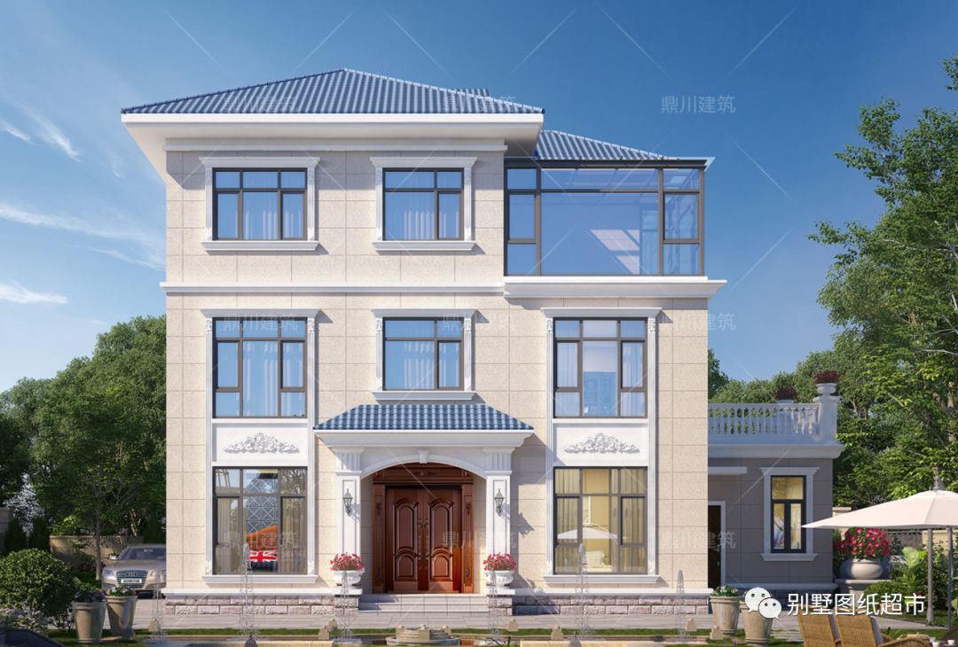 5套农村别墅新设计建房流行款复式设计还带堂屋气派舒适