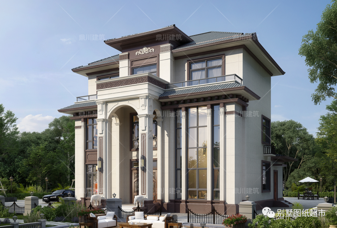 8套新中式别墅,典雅贵气让人称赞,精心设计,各地农村抢着建