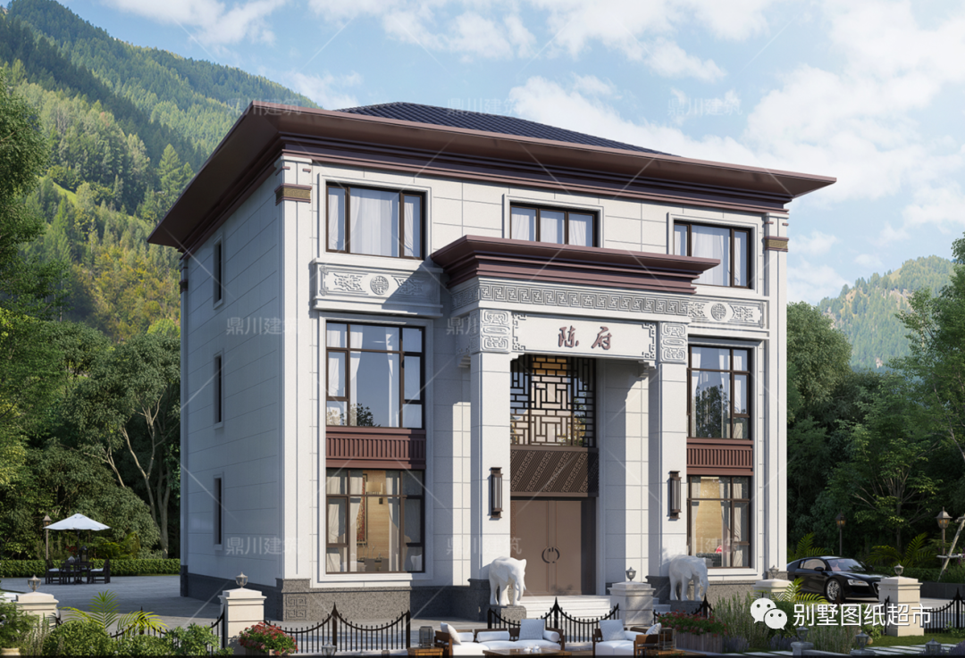 8套新中式别墅,典雅贵气让人称赞,精心设计,各地农村抢着建