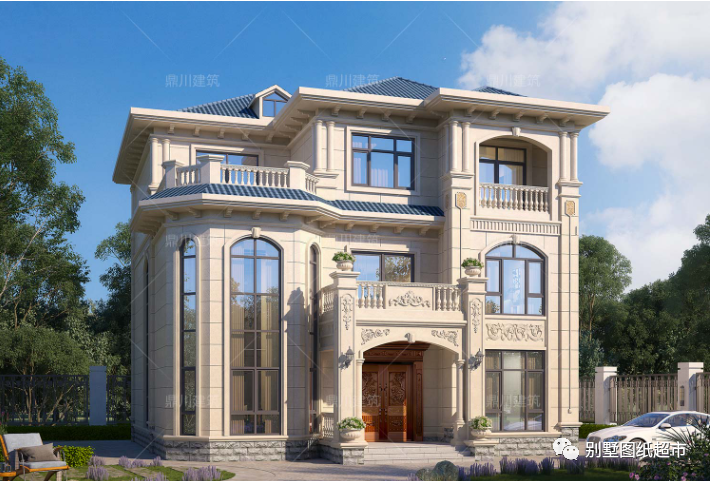 8套三层农村别墅大气美观实用造价适中都是很受欢迎的款式