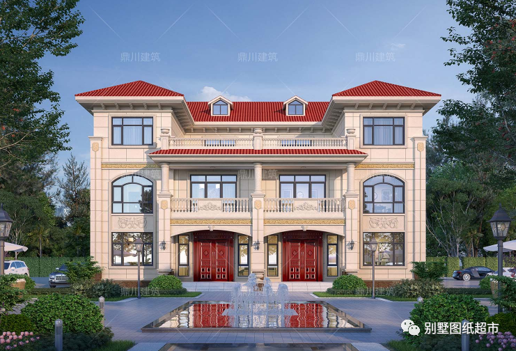 6米进深:13.5米占地面积:248.36平方米建筑面积:667.