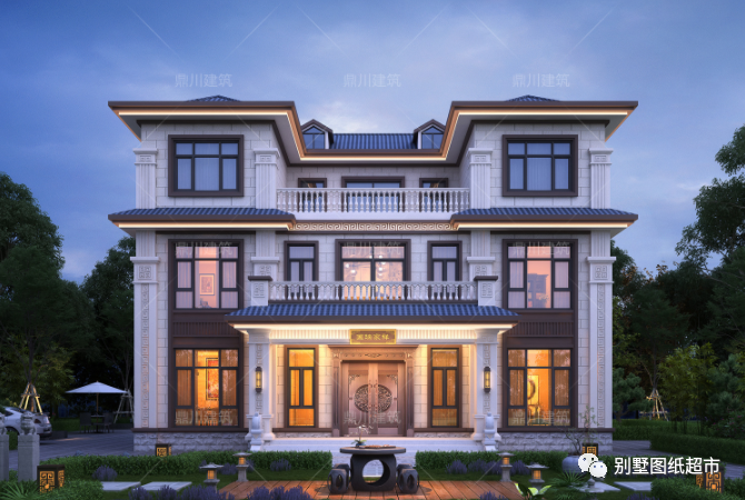 11套农村自建房都是新中式外观大气典雅清新雅墅人人都中意