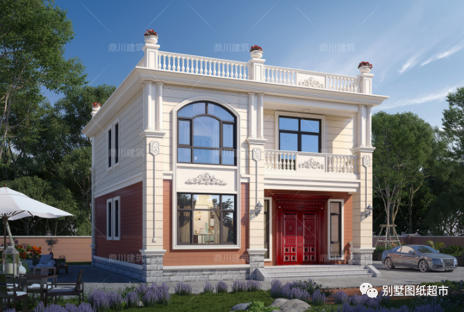 推荐12套平屋顶农村别墅大气实用施工方便造价也便宜