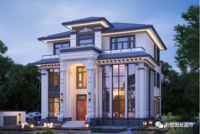 11套农村别墅高贵典雅大气有品位复式客厅农村建房流行款