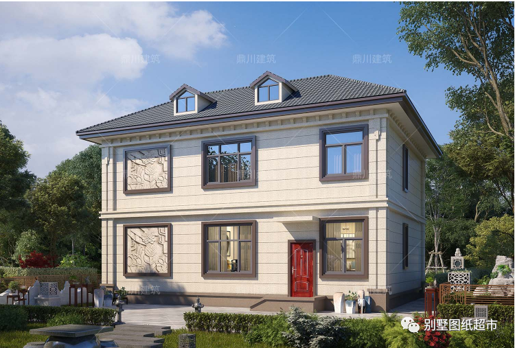 13套新中式二层别墅传统美结合现代化设计清贵典雅美墅如画