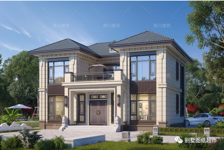 13套新中式二层别墅传统美结合现代化设计清贵典雅美墅如画