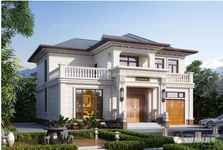 13套新中式二层别墅传统美结合现代化设计清贵典雅美墅如画