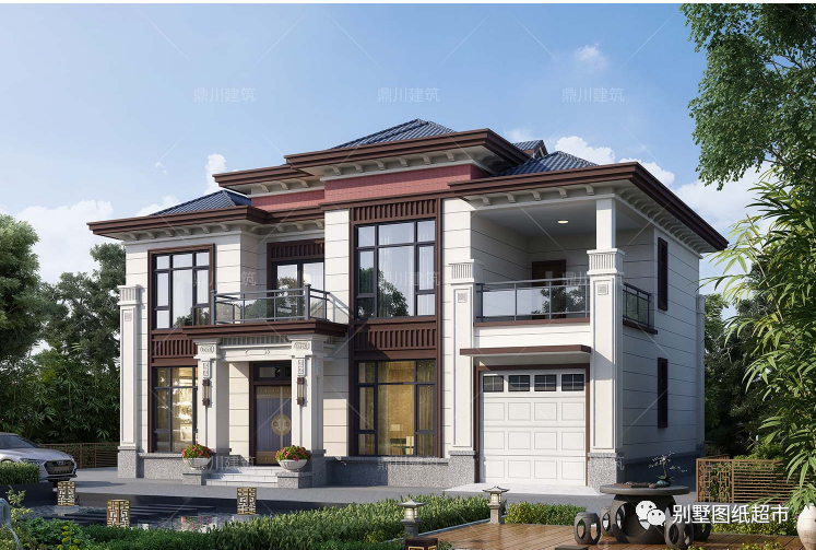 13套新中式二层别墅传统美结合现代化设计清贵典雅美墅如画