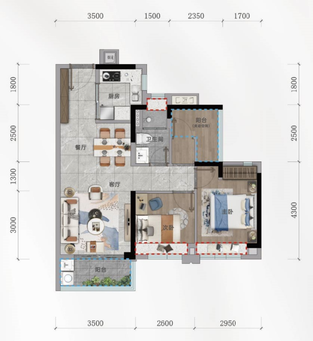 中奥方直明日公元女神节福利，推出多套特价房源！
