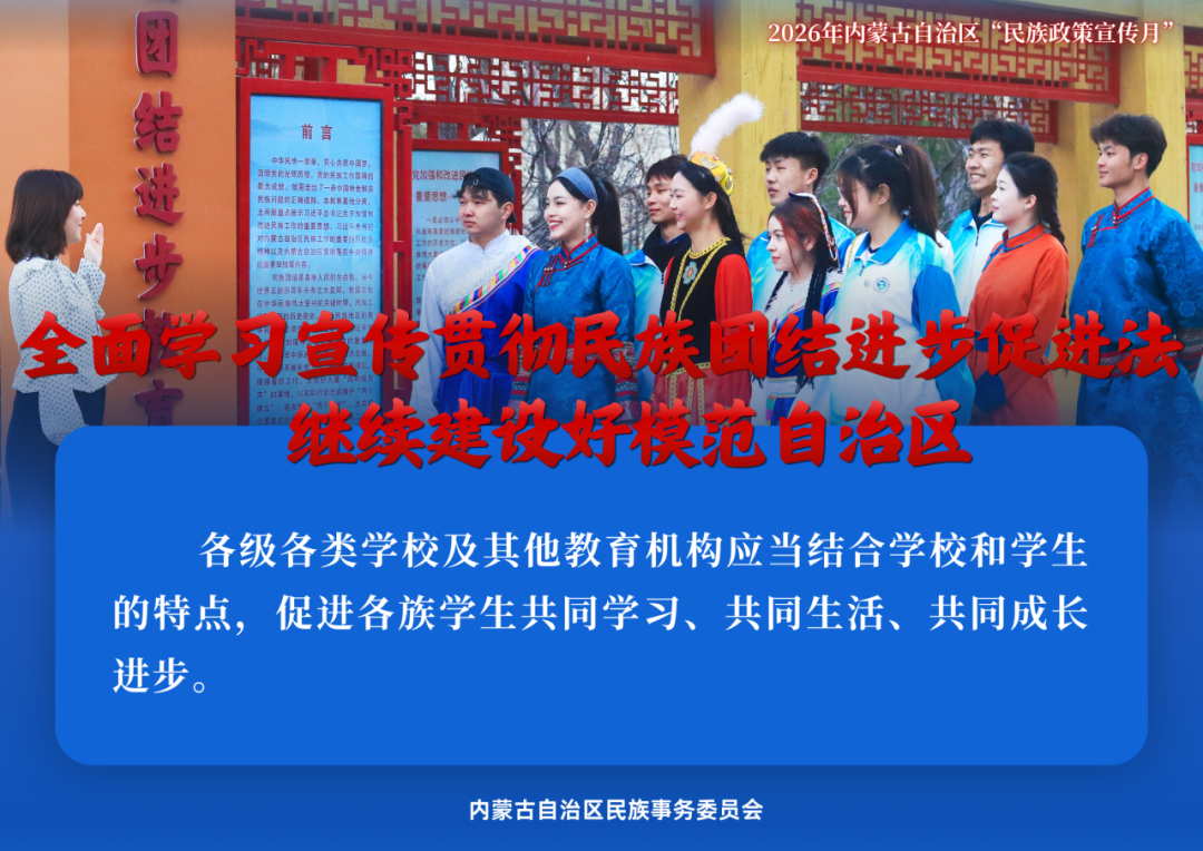 民族政策宣传月 | 2026年内蒙古“民族政策宣传月”海报来了 ！ 第11张