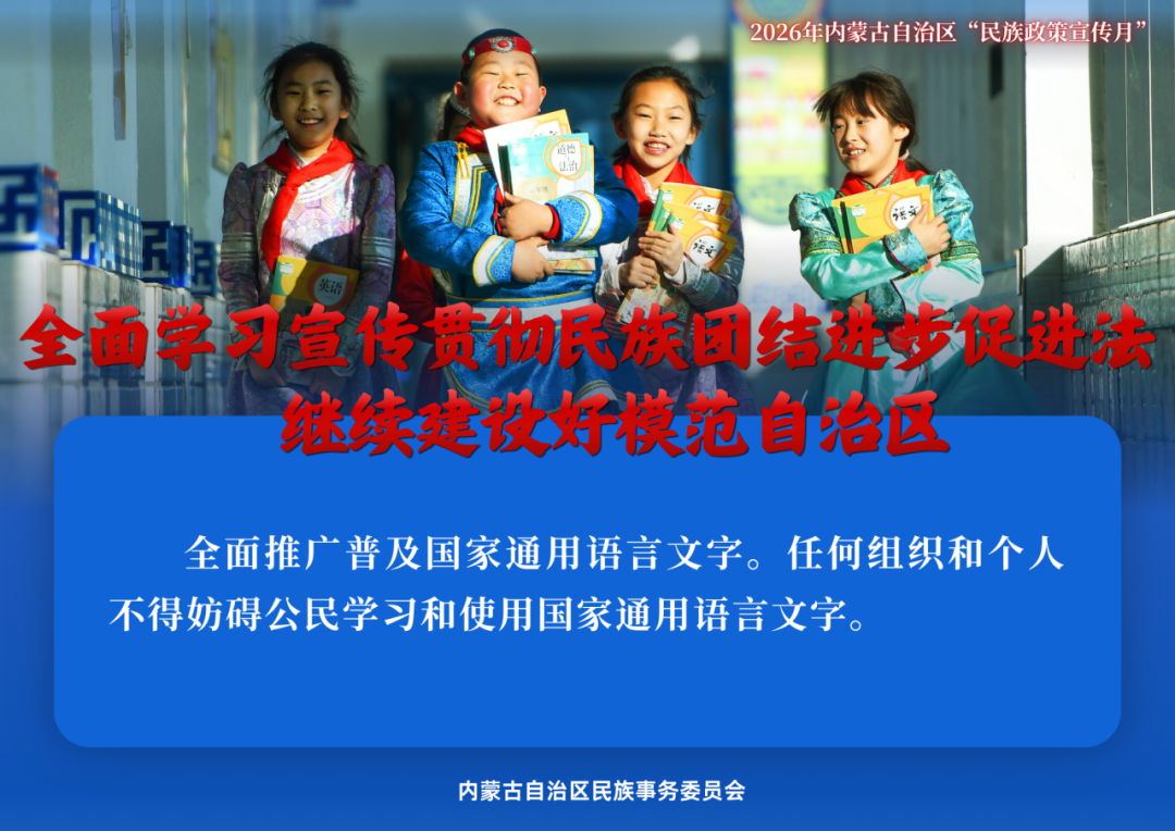 民族政策宣传月 | 2026年内蒙古“民族政策宣传月”海报来了 ！ 第9张
