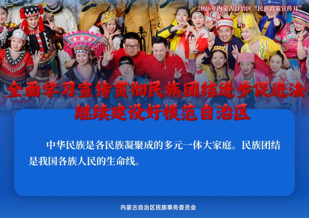 民族政策宣传月 | 2026年内蒙古“民族政策宣传月”海报来了 ！ 第3张