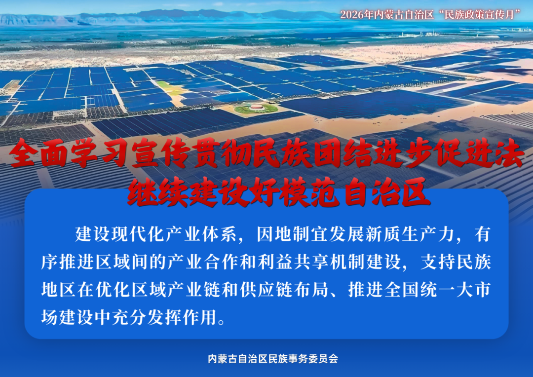 民族政策宣传月 | 2026年内蒙古“民族政策宣传月”海报来了 ！ 第14张