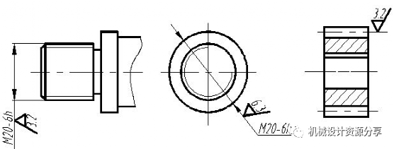 零件图的技术要求及标注的图20