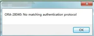 故障处理】Ora-28040: No Matching Authentication Protocol