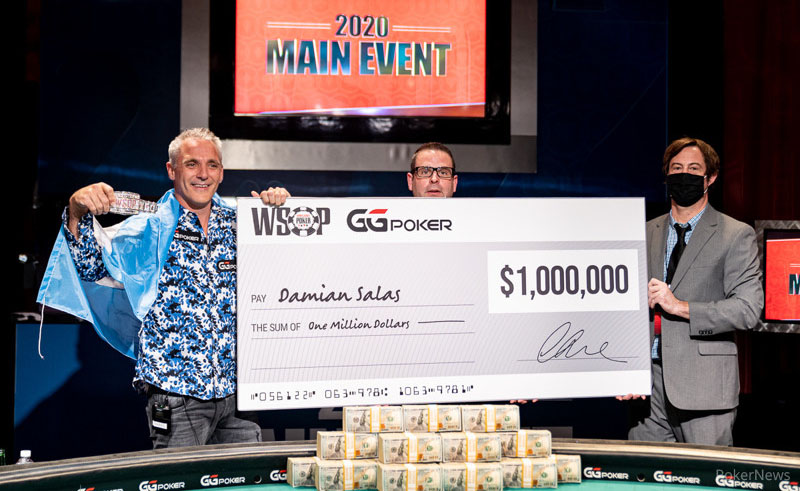 【GG扑克】快讯～2020 WSOP世界冠军由GGPoker胜出的Damian Salas夺下