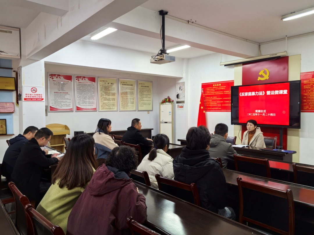 安徽创元律师事务所律师走进观湖社区，开展《反家庭暴力法》普法讲座