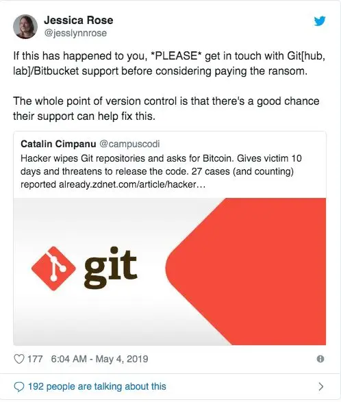 数百GitHub私有库被黑客攻击：不交赎金就公开源码！插图1