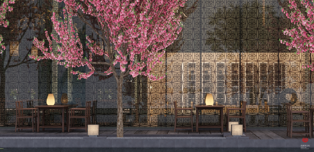 花园餐厅 | 以黑胡桃诠释工笔花鸟里的婉约审美插图4