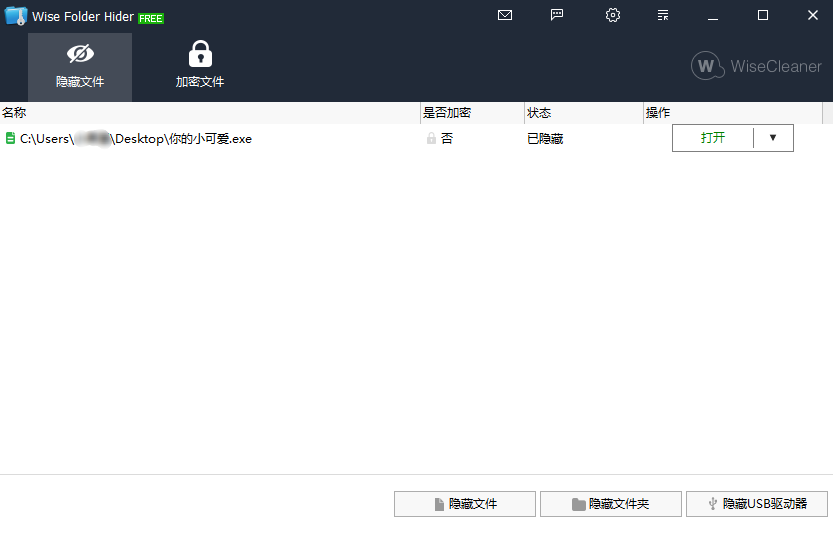 Wise Folder Hider 一款专业的文件隐藏/加密工具,无任何限制 第3张