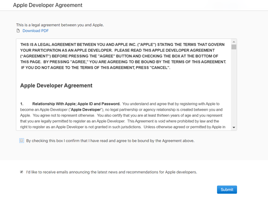 注册苹果(IOS)帐号并付费申请成为开发者(Apple Developer Program)流程