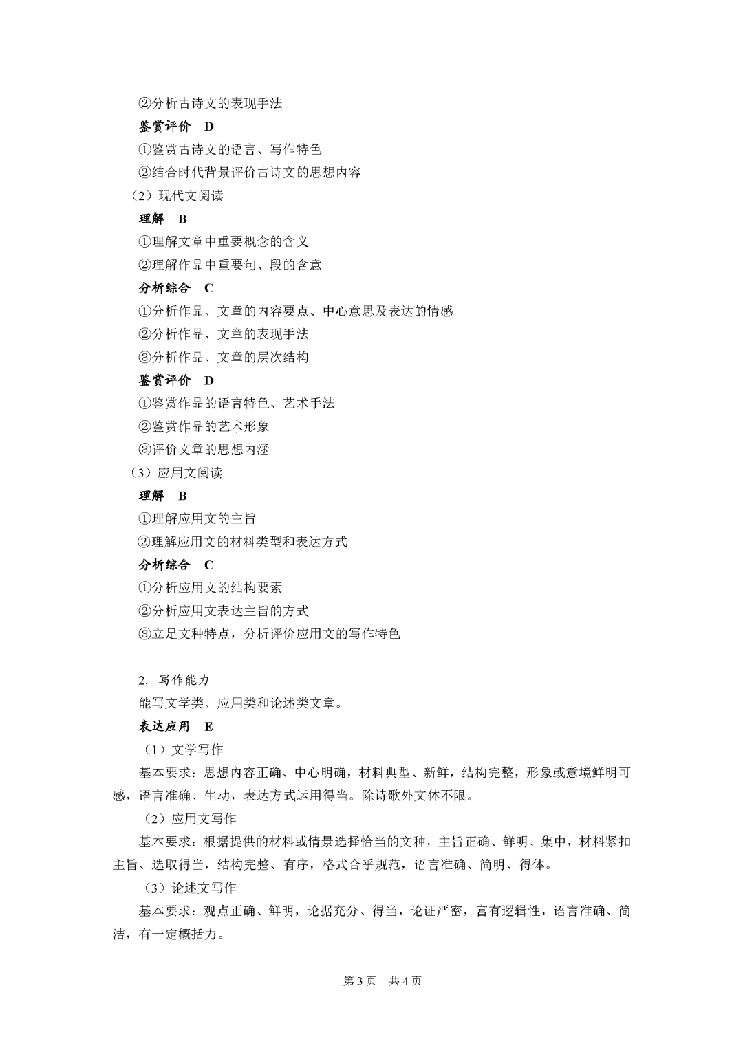 重庆市2027年普通高校专升本统一考试大纲-大学语文_Password_Removed_页面_3.png