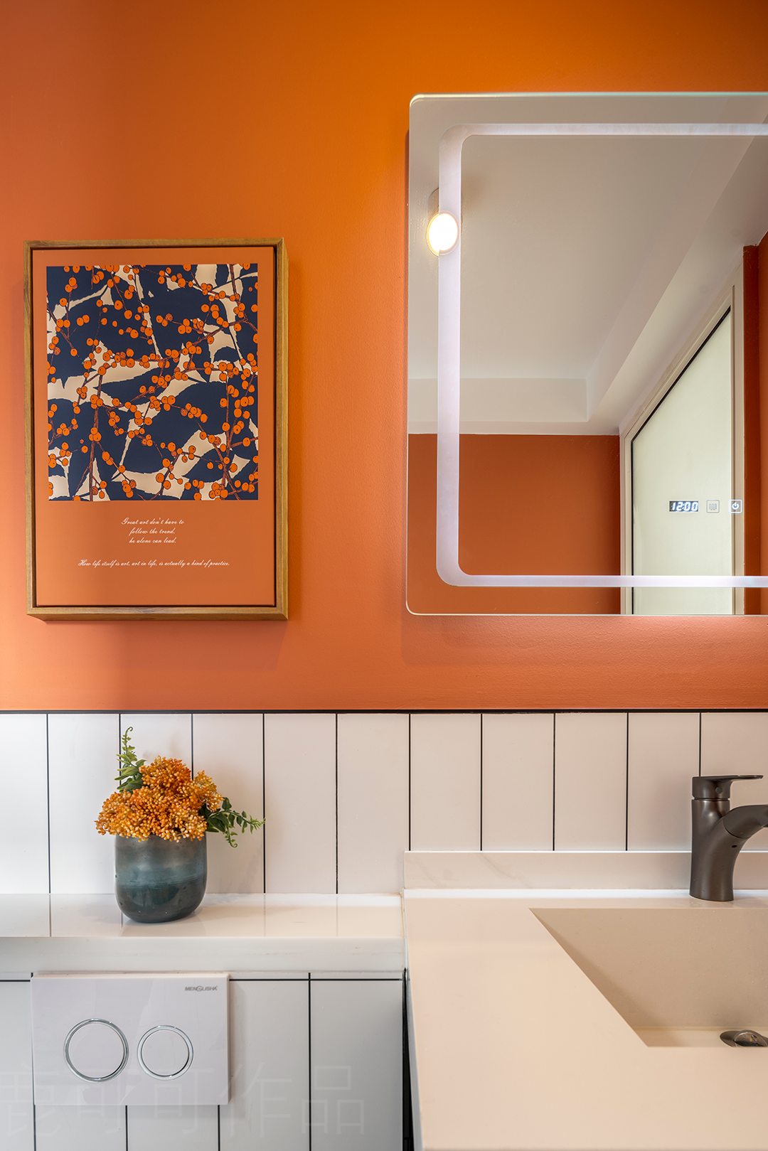 100㎡治愈又有活力的小家，下沉式玄关、客厅，好处多多！