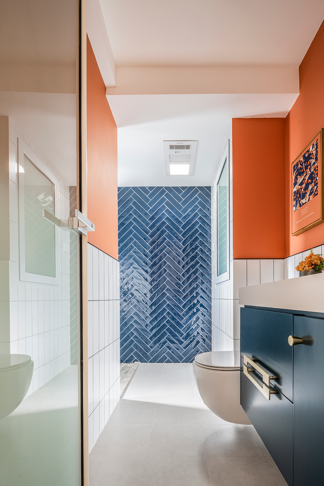 100㎡治愈又有活力的小家，下沉式玄关、客厅，好处多多！