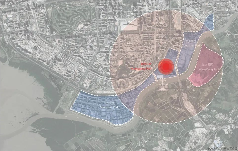 新皇岗口岸地处河套深港科技创新合作区"一心两翼"规划布局的核心,将