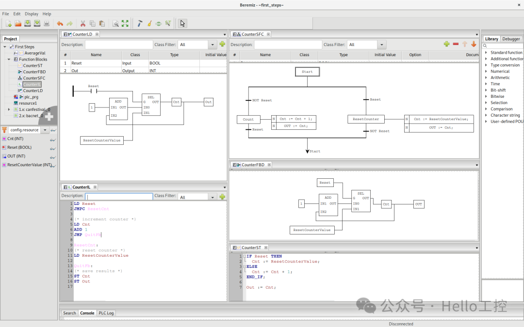 Beremiz IDE screenshot