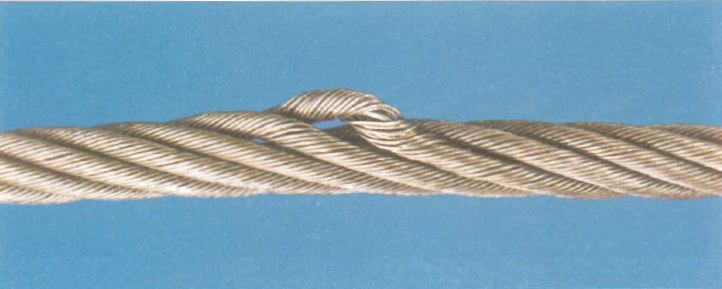 钢丝绳观察弯图片