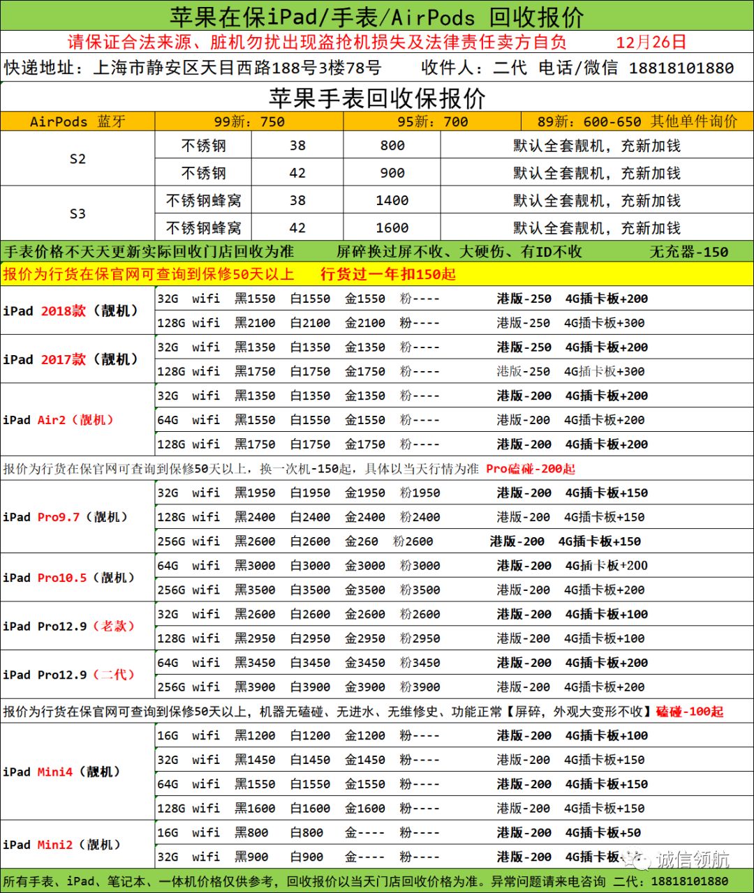 平板筆記本電腦手表耳機【回收】 科技 第1張