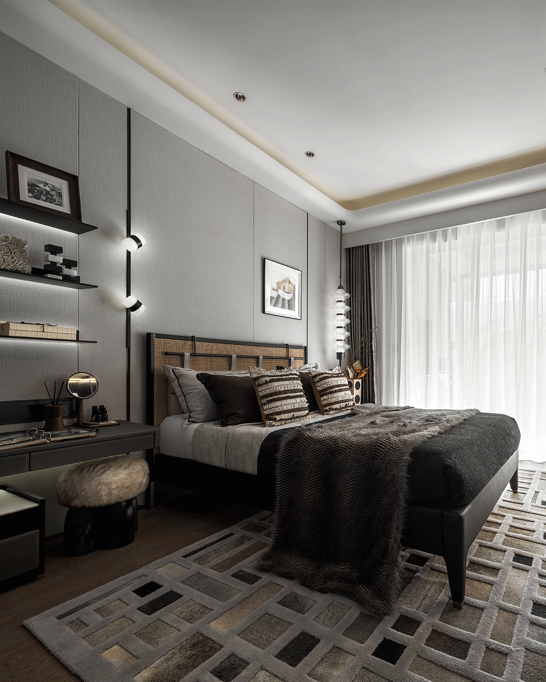 格莱利定制衣柜|大地色舒适美宅，满满高级感！