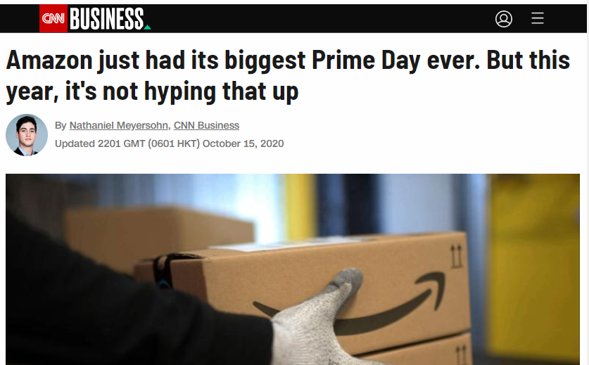 亚马逊风口大变！Primeday后低调做人