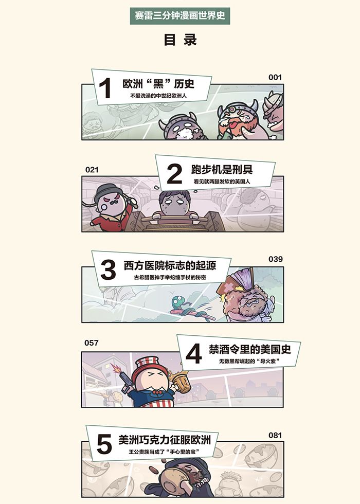 荐书 赛雷三分钟漫画世界史 全家人一起看的漫画历史 开封中心书城 微信公众号文章阅读 Wemp