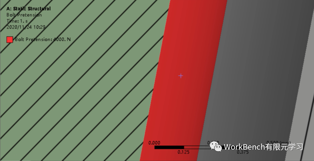 Ansys WorkBench “等强度”螺纹联接之内锥螺母静力分析的图10