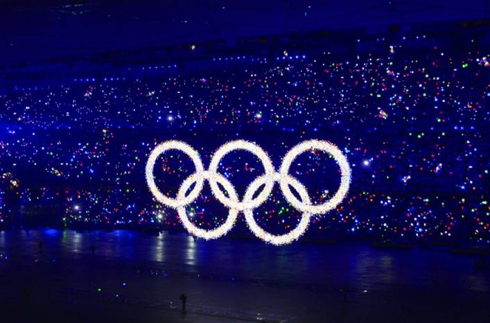 2008年北京奥林匹克运动会开幕式中的led梦幻五环