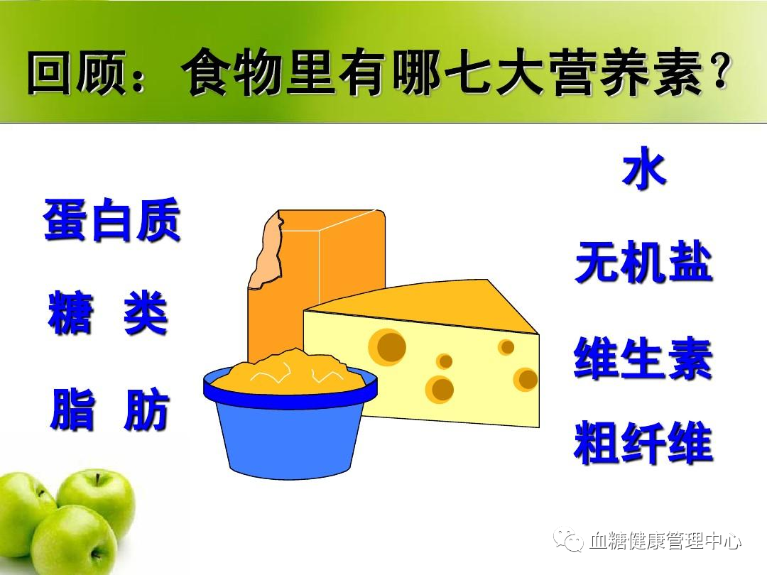 第七大营养元素：控糖效果佳