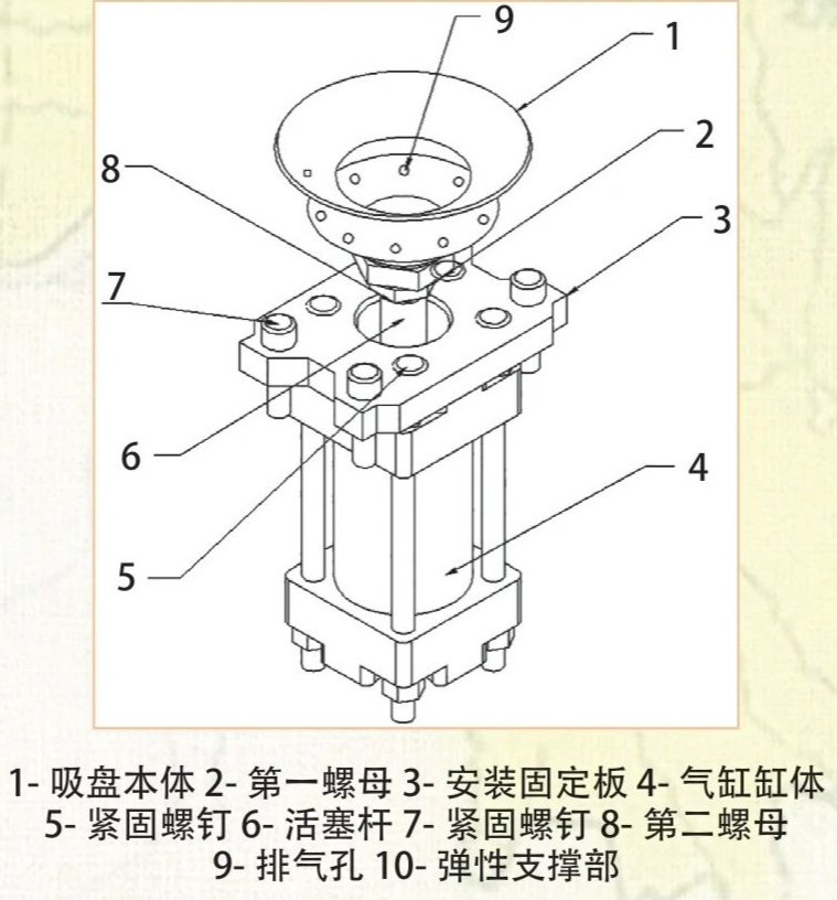 一款車身覆蓋件模具頂料裝置的應用的圖1