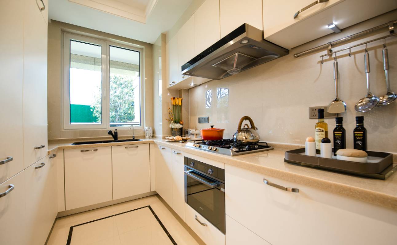 145方样板房厨房实景