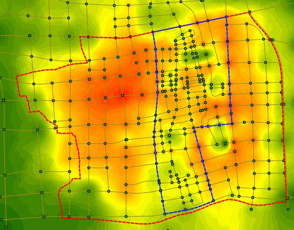 基于GIS 的小城市交通网络分析研究