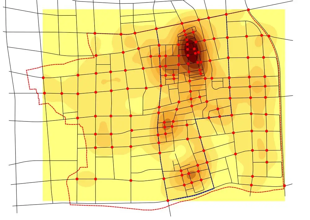 基于GIS 的小城市交通网络分析研究