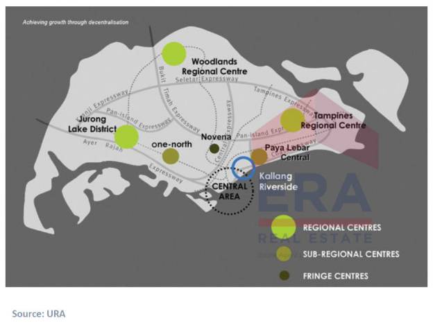 介紹下新加坡的5個區域中心,淡濱尼,巴耶麗巴,實裡達,裕廊東,兀蘭區域