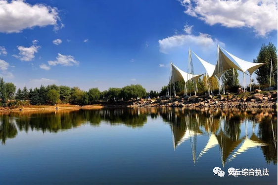 奋进新征程建功新时代安丘市倾力打造百园之城105处公园提亮城市底色