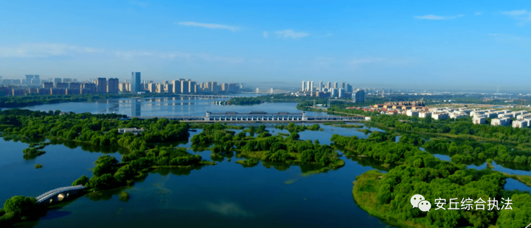 安丘汶河湿地景观工程荣获2021年度泰山杯奖