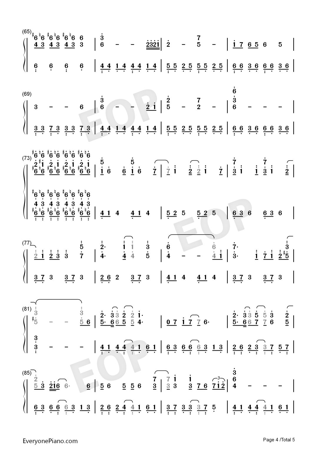 钢琴谱 面影草 剑为君舞角色歌 人人钢琴网 微信公众号文章阅读 Wemp