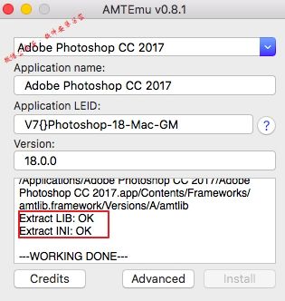 Mac PS CC2017软件安装教程