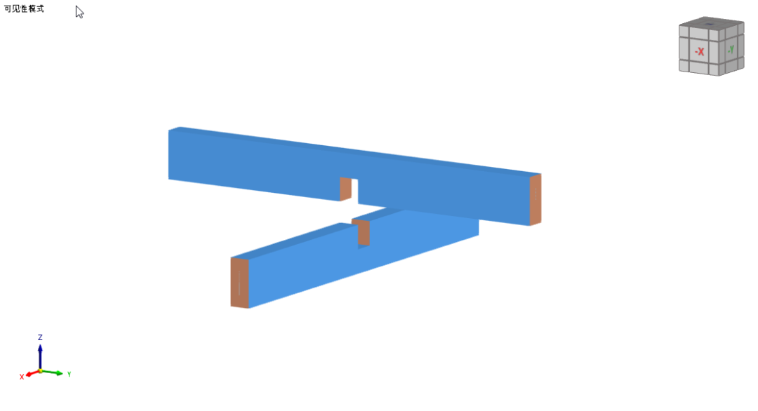【知识库】互承式木节点模拟方法的图2